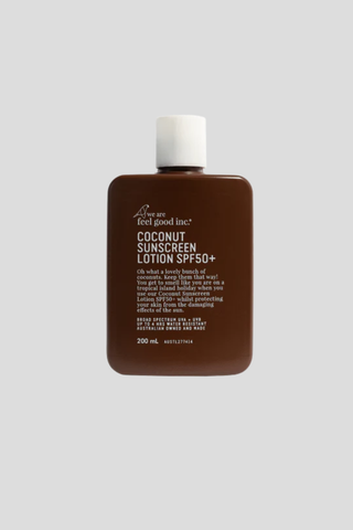 Feel Good Inc Coconut Sunscreen Lotion SPF50+  200ml
