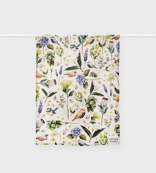 Father Rabbit Tea Towel - Botanica Natural