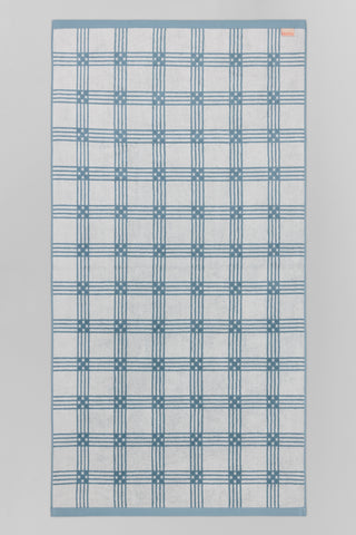 Baina Frisa - Pool Towel - Celeste & Chalk