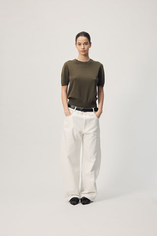 Gregory Farrah Jumper AW26 - Dark Khaki