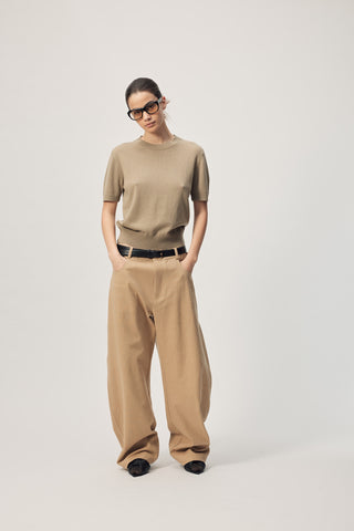 Gregory Farrah Jumper AW26 - Smokey Taupe