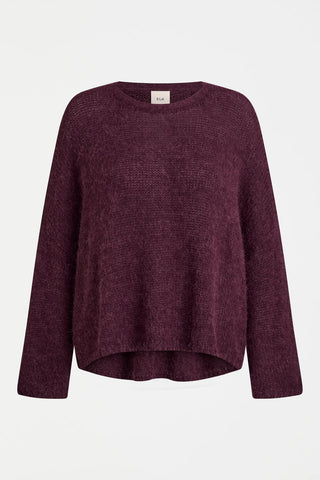 Elk Agna Sweater - Merlot