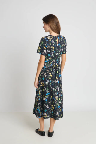 Twenty-seven Names Twelve Dress - Black Floral