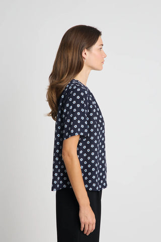 Twenty-Seven Names You and Me Tee - Navy Daisy