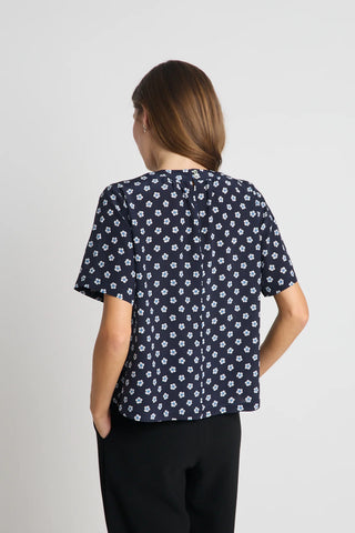 Twenty-Seven Names You and Me Tee - Navy Daisy