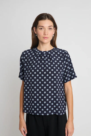 Twenty-Seven Names You and Me Tee - Navy Daisy