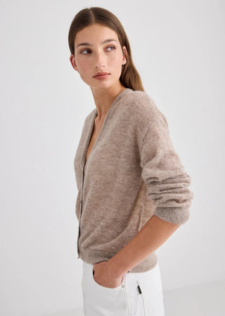 Laing Mila Alpaca Cardigan - Hazel