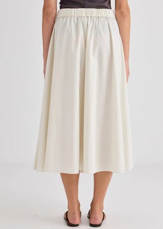 Laing Ellis Pleated Skirt - Cream