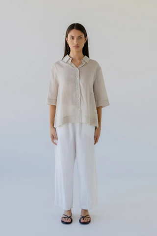 Sophie Pretty Little Shirt - Oyster