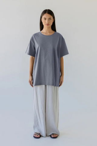 Sophie Boyfriend Tee - Grey
