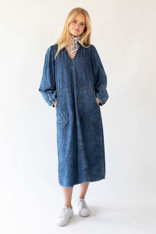 Lolly's Laundry Paris Midi Dress - Blue