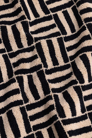 Baina Saroma - Bath Mat - Sand & Noir