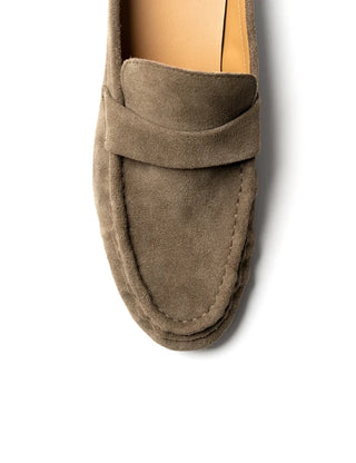 La Tribe Naomi Mule - Khaki Suede