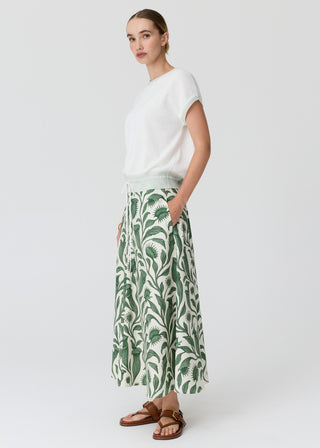 Pol Botanica Skirt - Botanica Print