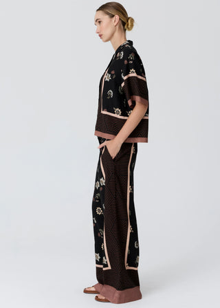 POL Trellis Pant - Scarf Print