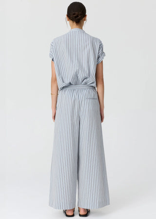 Pol Bay Pant - Blue/Choc Stripe