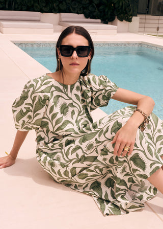 Pol Botanica Day Dress - Botanica Print