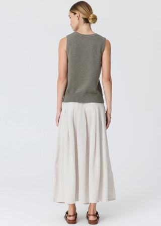 Pol Frankie Pleat Skirt - Natural