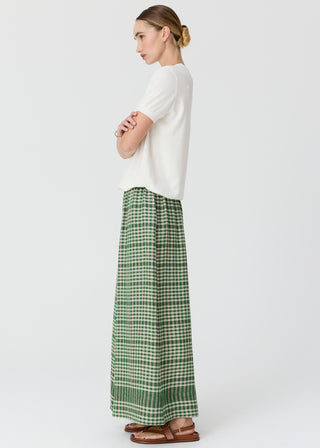 Pol Dillon Tee w Tipping - Chalk/Fern