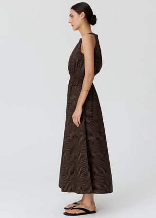 POL Trellis Tank Dress - Trellis Print