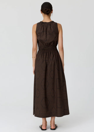 POL Trellis Tank Dress - Trellis Print
