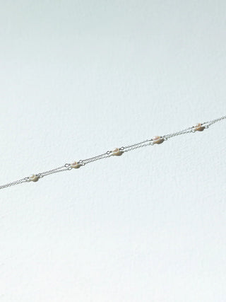 Sophie Pop of Pearls Bracelet - Silver