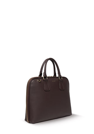 Saben Parker Briefcase - Cacao