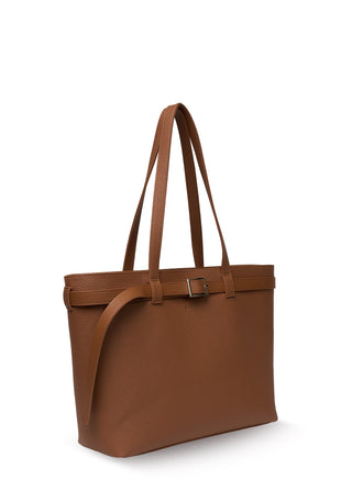 Saben Tabby Shoulder Bag - Tan + Bronze