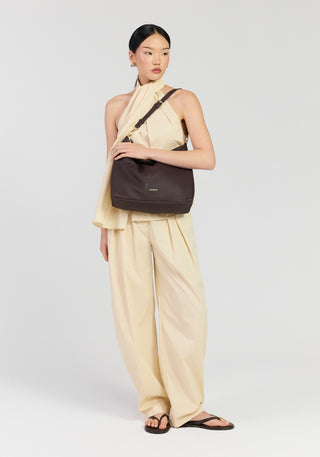 Saben Miki Shoulder Bag - Cacao Luxe
