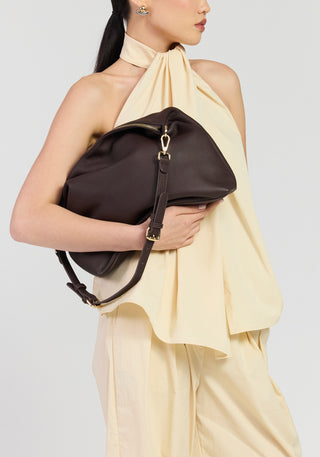 Saben Miki Shoulder Bag - Cacao Luxe