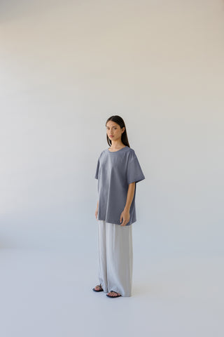 Sophie Boyfriend Tee - Grey