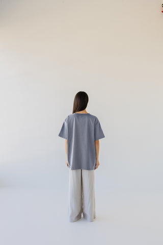 Sophie Boyfriend Tee - Grey