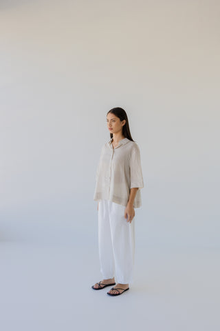 Sophie Pretty Little Shirt - Oyster