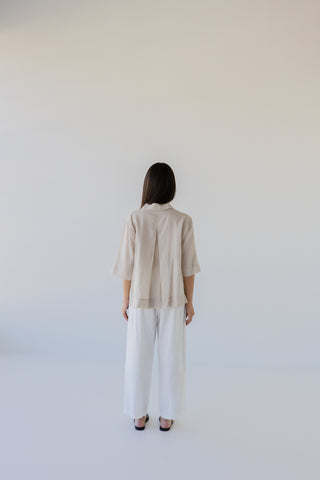 Sophie Pretty Little Shirt - Oyster