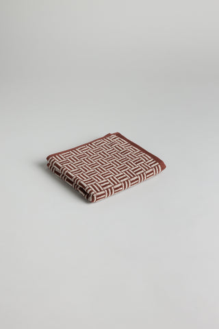 Baina Torrens Hand Towel -  Mudbrick & Creme