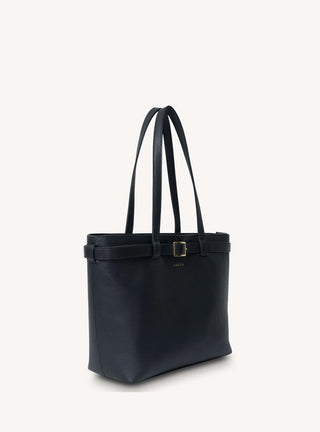 Saben Tabby Shoulder Bag - Black + Bronze
