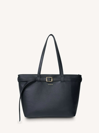 Saben Tabby Shoulder Bag - Black + Bronze