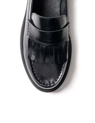 La Tribe Tassel Loafer - Black