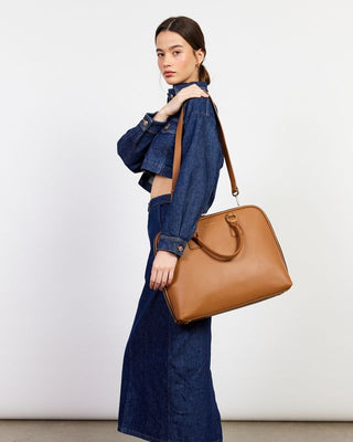 Saben Parker Briefcase - Toffee