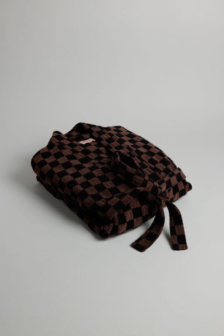 Baina Sulis - Bath Robe - Tabac/Noir