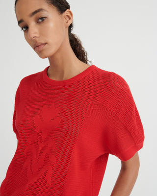 Kowtow Ariel Top - Poppy Red