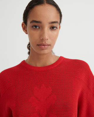 Kowtow Ariel Top - Poppy Red