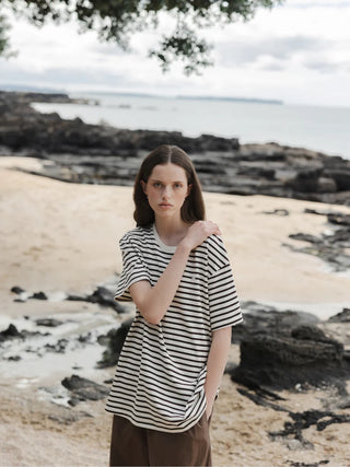Sophie Boyfriend Tee - Grey
