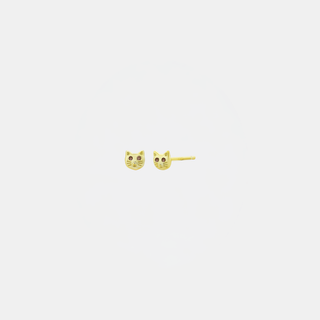 Sophie Kitty Studs - Gold