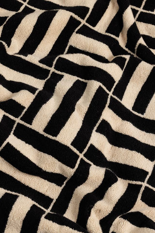 Baina Willis Pool Towel - Sand & Noir