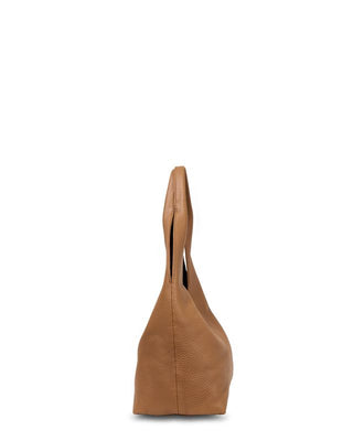 Saben Kiki Shoulder Bag - Tan Lightly Milled