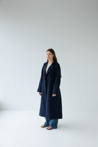 Sophie Relaxed Trench - Ink