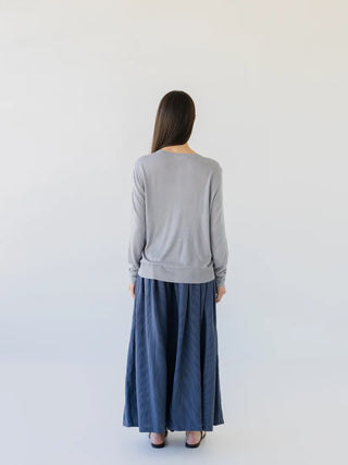 Sophie Knit Button Cardigan - Sky