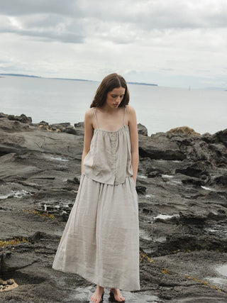 Sophie Silky Maxi Skirt