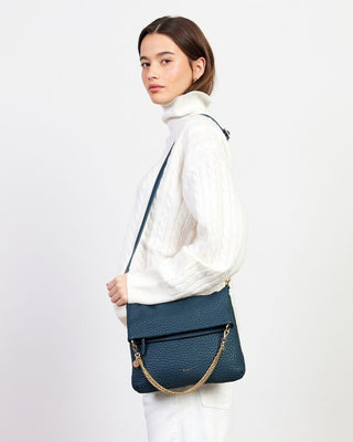 Saben Daria  Shoulder Bag - Hunter Green Bubble